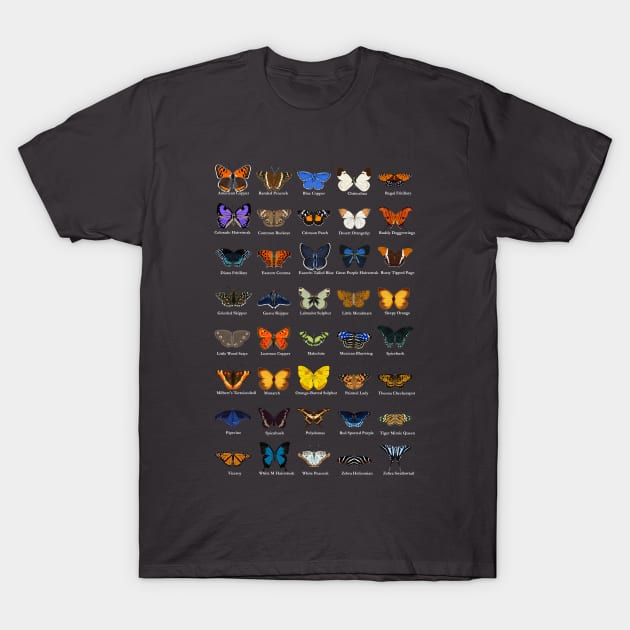 Butterflies T-Shirt by hereticwear